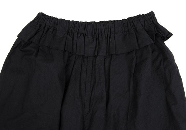 ISSEY MIYAKE 19SS Polyester Frill Waist Pants Black Size 2