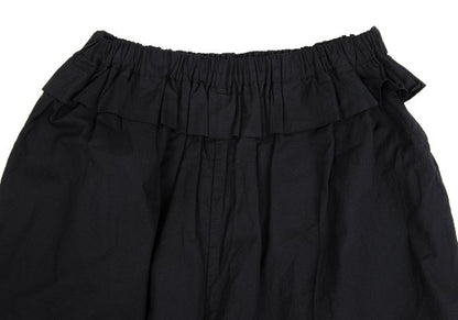 ISSEY MIYAKE 19SS Polyester Frill Waist Pants Black Size 2