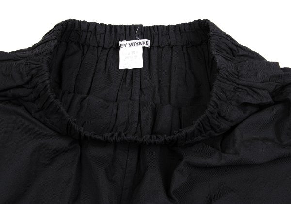 ISSEY MIYAKE 19SS Polyester Frill Waist Pants Black Size 2