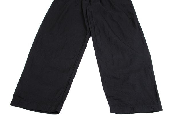 ISSEY MIYAKE 19SS Polyester Frill Waist Pants Black Size 2