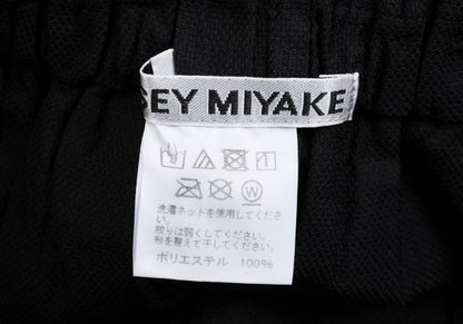 ISSEY MIYAKE 19SS Polyester Frill Waist Pants Black Size 2