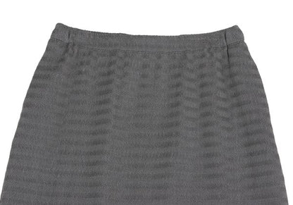 ISSEY MIYAKE Wave Stretch Pleated Skirt Gray Size 2