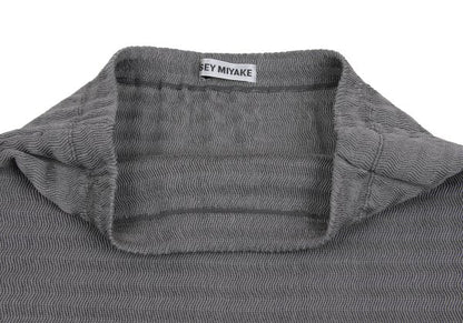 ISSEY MIYAKE Wave Stretch Pleated Skirt Gray Size 2
