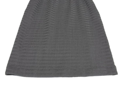 ISSEY MIYAKE Wave Stretch Pleated Skirt Gray Size 2