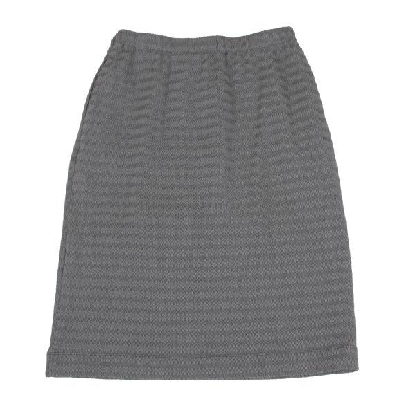 ISSEY MIYAKE Wave Stretch Pleated Skirt Gray Size 2