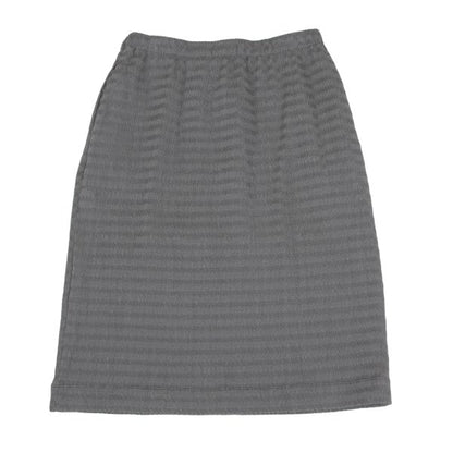 ISSEY MIYAKE Wave Stretch Pleated Skirt Gray Size 2