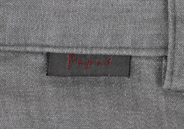Papas Cotton Linen Blend Stretch Tapered Pants Gray Size 50L