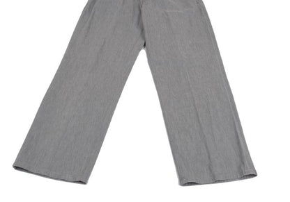 Papas Cotton Linen Blend Stretch Tapered Pants Gray Size 50L