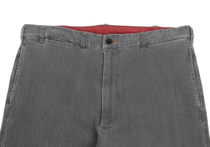 Papas Gray Cotton Blend Stretch Denim Jeans Size L