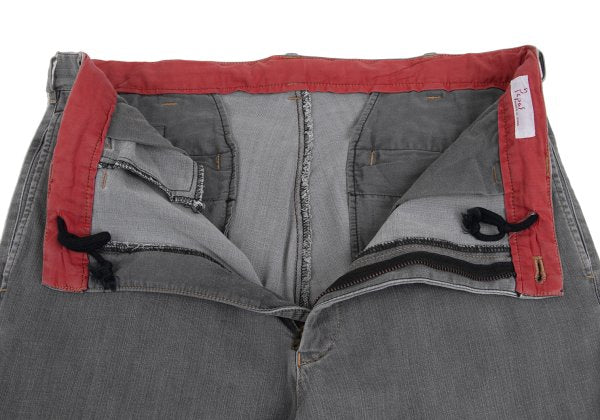 Papas Gray Cotton Blend Stretch Denim Jeans Size L