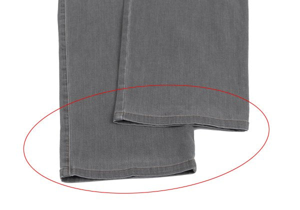 Papas Gray Cotton Blend Stretch Denim Jeans Size L