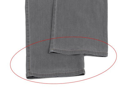 Papas Gray Cotton Blend Stretch Denim Jeans Size L