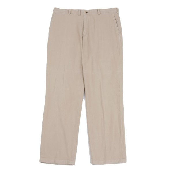 Papas Beige Cotton Blend Stretch Brushed Pants Size 52LL
