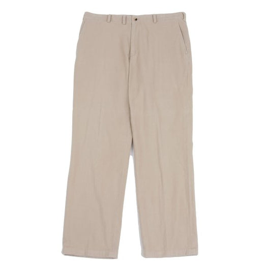 Papas Beige Cotton Blend Stretch Brushed Pants Size 52LL