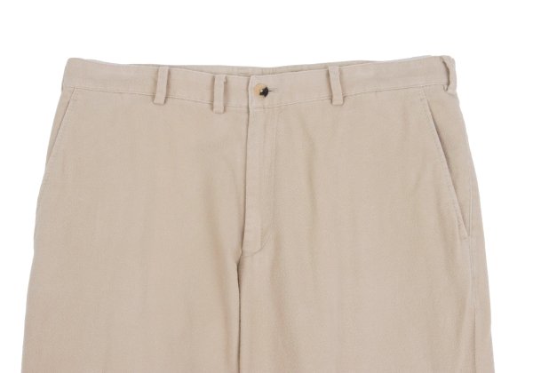 Papas Beige Cotton Blend Stretch Brushed Pants Size 52LL