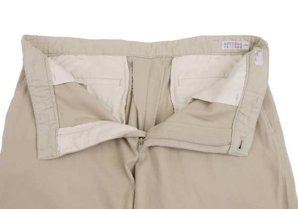 Papas Beige Cotton Blend Stretch Brushed Pants Size 52LL