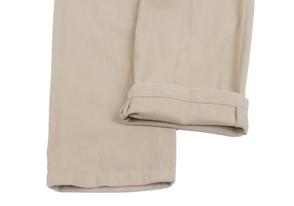 Papas Beige Cotton Blend Stretch Brushed Pants Size 52LL