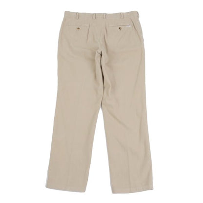 Papas Beige Cotton Blend Stretch Brushed Pants Size 52LL