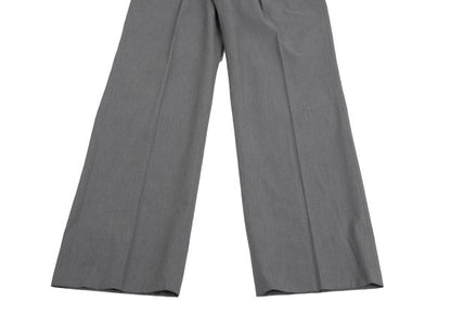 Papas Cotton Blend Stretch Two-Tuck Pants Gray Size 50L