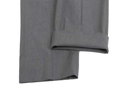 Papas Cotton Blend Stretch Two-Tuck Pants Gray Size 50L