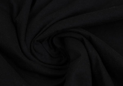 Yohji Yamamoto POUR HOMME Side Slit Round Shirt Black Size M