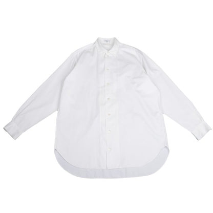 Yohji Yamamoto POUR HOMME White Front Jacquard Shirt Size M
