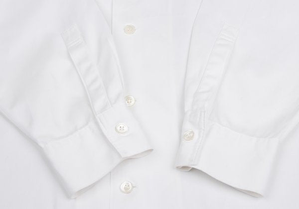 Yohji Yamamoto POUR HOMME White Front Jacquard Shirt Size M