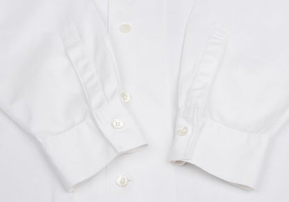 Yohji Yamamoto POUR HOMME White Front Jacquard Shirt Size M