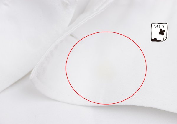 Yohji Yamamoto POUR HOMME White Front Jacquard Shirt Size M