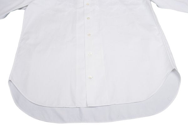 Yohji Yamamoto POUR HOMME White Front Jacquard Shirt Size M