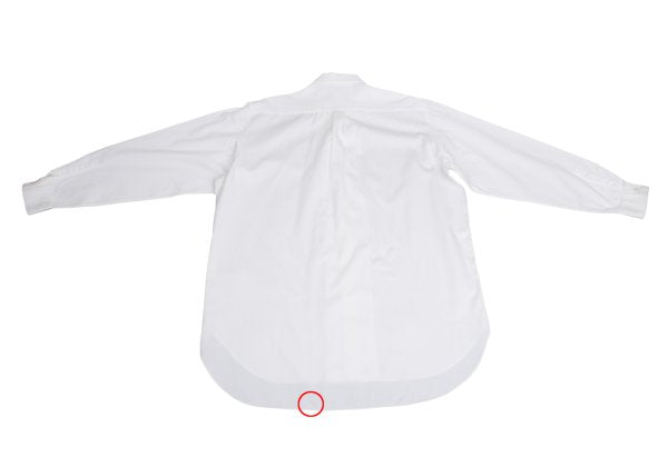 Yohji Yamamoto POUR HOMME White Front Jacquard Shirt Size M