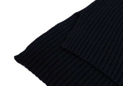 Yohji Yamamoto POUR HOMME 92AW Wool Low Sweater Navy Size M