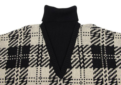 Yohji Yamamoto POUR HOMME Layered Sweater Black Size XL