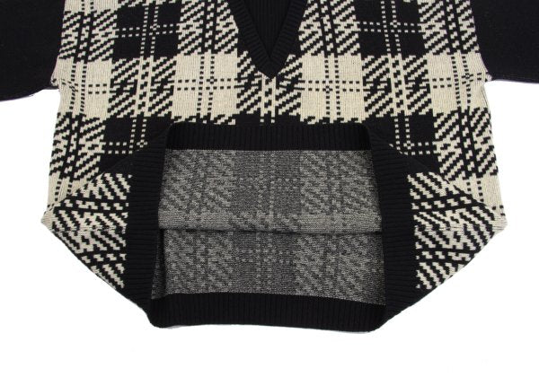 Yohji Yamamoto POUR HOMME Layered Sweater Black Size XL