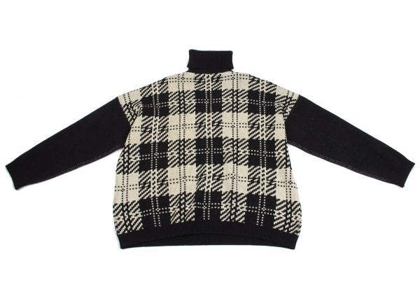 Yohji Yamamoto POUR HOMME Layered Sweater Black Size XL