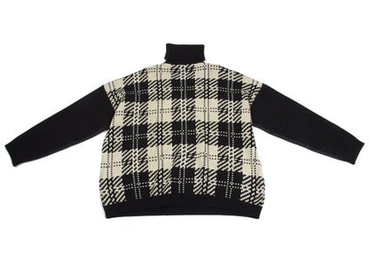 Yohji Yamamoto POUR HOMME Layered Sweater Black Size XL