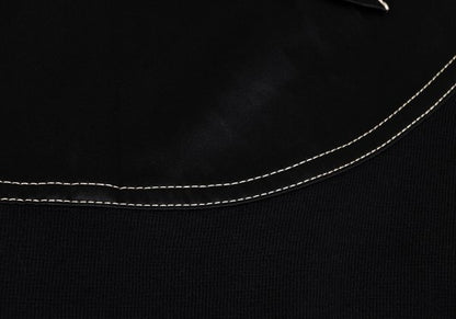Yohji Yamamoto POUR HOMME Mixed Material Jacket Black Size M