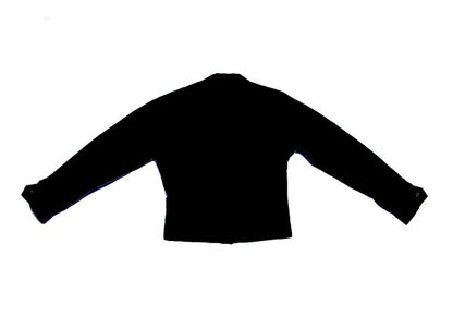 Yohji Yamamoto POUR HOMME Mixed Material Jacket Black Size M