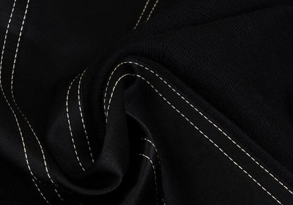Yohji Yamamoto POUR HOMME Mixed Material Jacket Black Size M