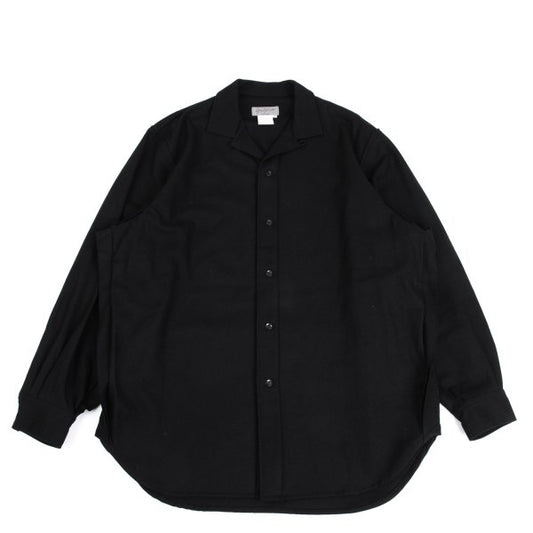 Yohji Yamamoto PH 93AW Melton Wool Inside Shirt Black Size M
