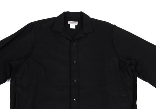 Yohji Yamamoto PH 93AW Melton Wool Inside Shirt Black Size M