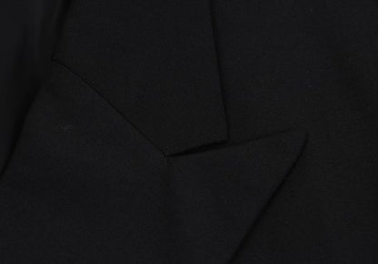 Yohji Yamamoto POUR HOMME Black Puff Lapel Jacket Size L