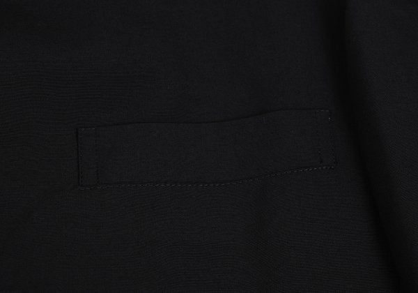 Yohji Yamamoto POUR HOMME Black Puff Lapel Jacket Size L