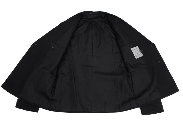 Yohji Yamamoto POUR HOMME Black Puff Lapel Jacket Size L