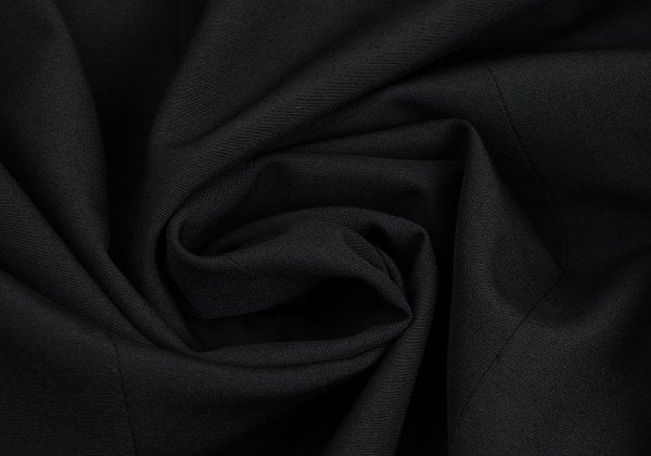 Yohji Yamamoto POUR HOMME Black Puff Lapel Jacket Size L