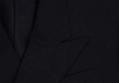 Yohji Yamamoto POUR HOMME Navy Puff Lapel Jacket Size M