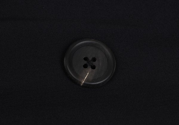 Yohji Yamamoto POUR HOMME Navy Puff Lapel Jacket Size M