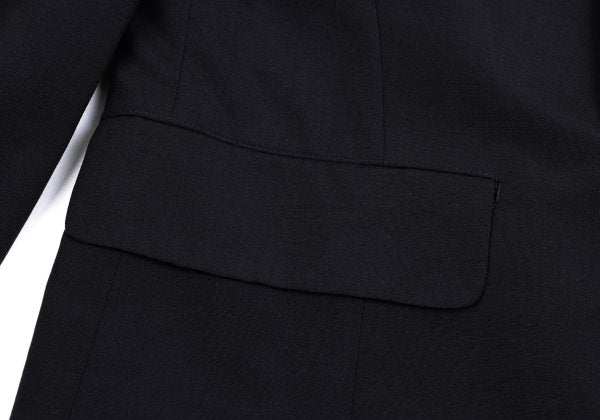 Yohji Yamamoto POUR HOMME Navy Puff Lapel Jacket Size M