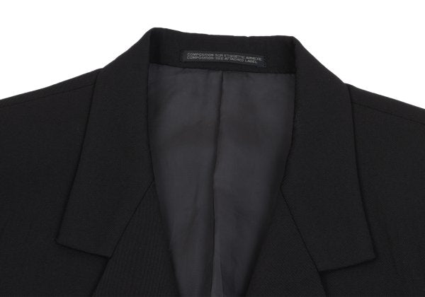 Yohji Yamamoto POUR HOMME Wool Gabardine Jacket Black Size S