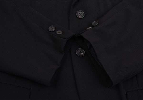 Yohji Yamamoto POUR HOMME Wool Gabardine Jacket Black Size S